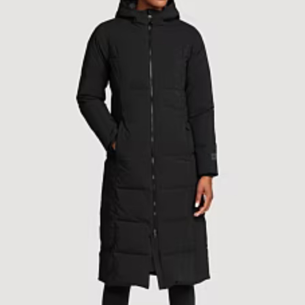 Eddie Bauer Women's Black Hooded Puffer Coat